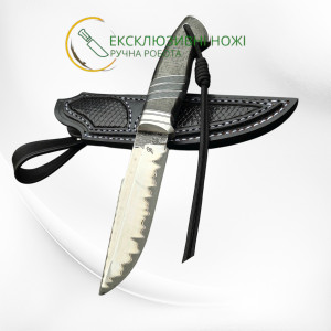 ЧОРНИЙ ЯСТРУБ авторський ніж ручної роботи Fomenko Knifes, сталь - К110, 61-62 HRC